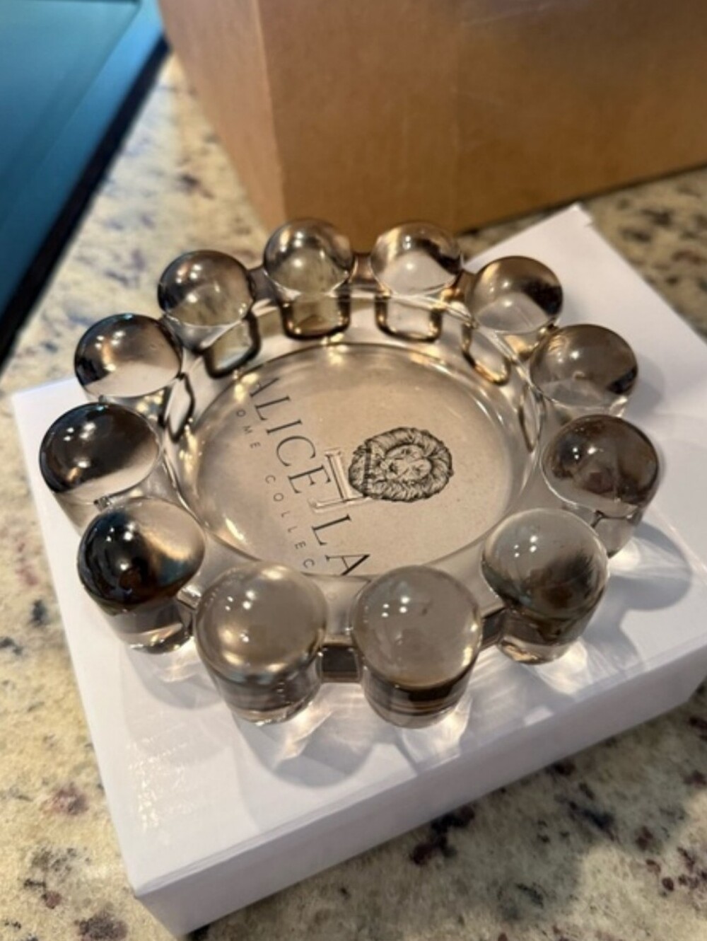 ALICE LANE BUBBLE CANDLE DISH NWB